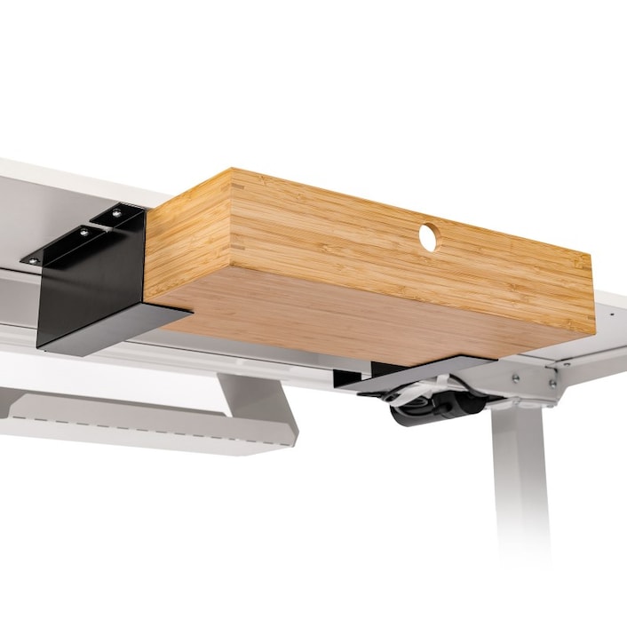 Jarvis bamboo sales desk drawer