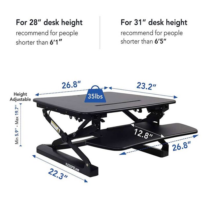 ClassicRiser Standing Desk Converters M1B FlexiSpot