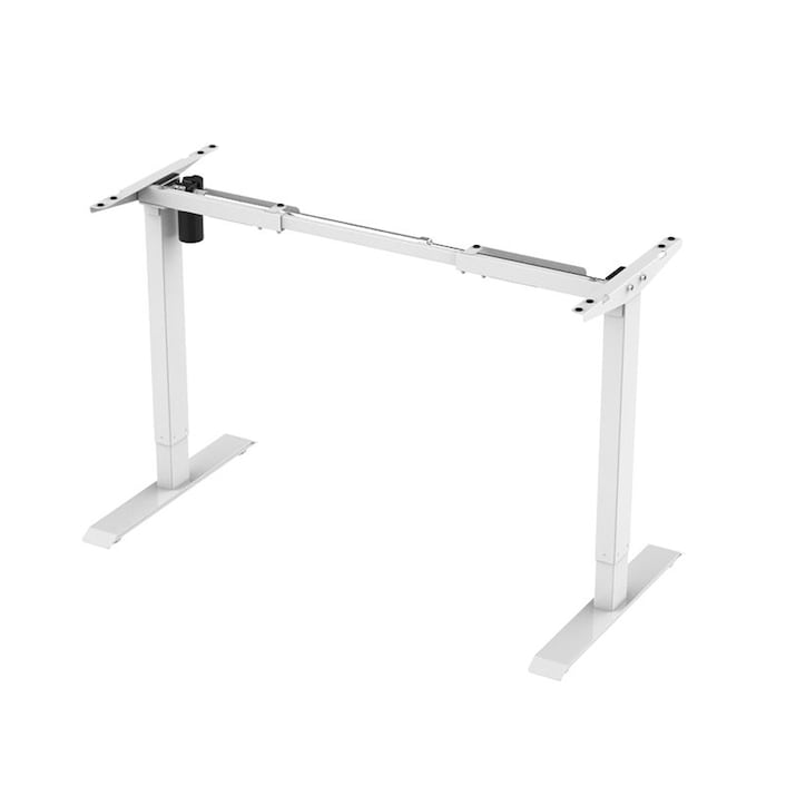 FLEXISPOT EF1 Height Adjustable Electric Standing Desk Frame Two-Stage with  Heavy Duty Steel Stand up Desk (120 * 60cm, Black Frame+Mahogany Top) :  : Home & Kitchen