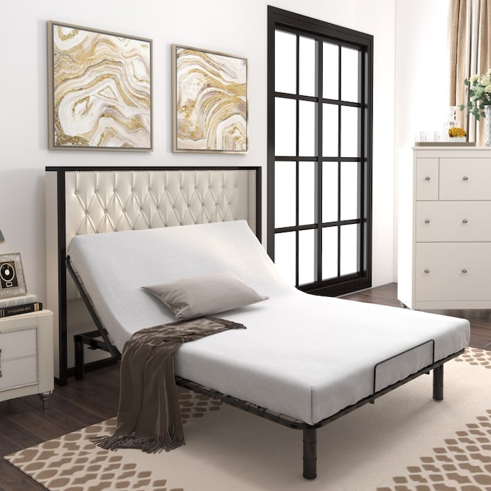 Stand alone headboard for deals adjustable bed