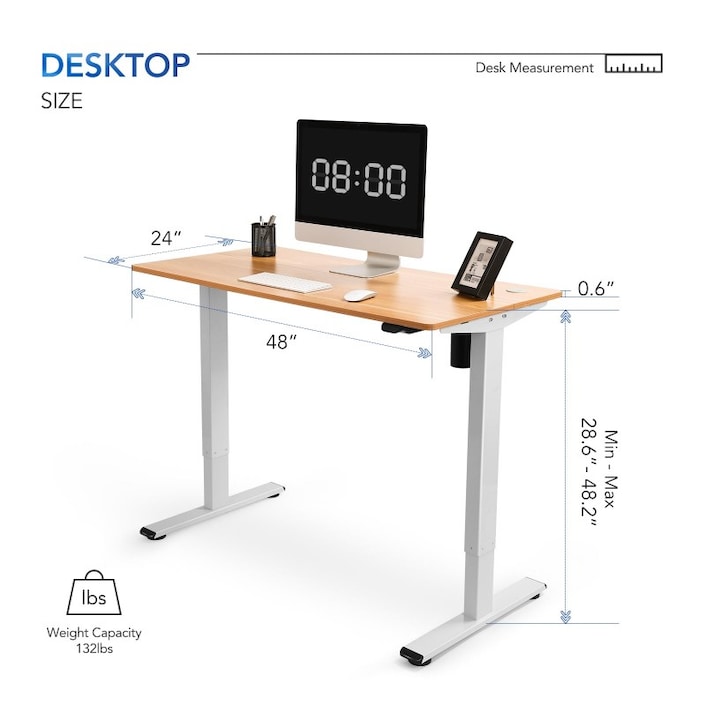 Electric Height Adjustable Standing Desk EG1-48