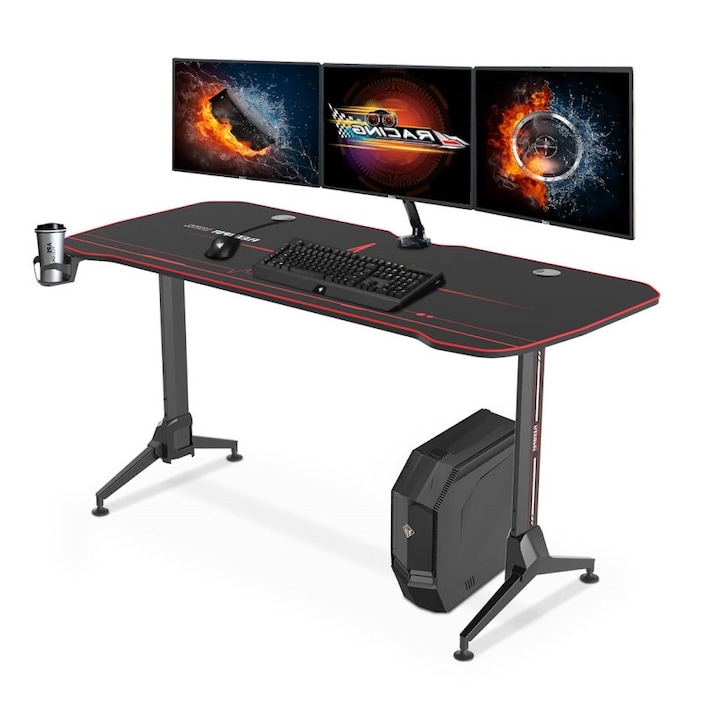63 W Ergonomic Gaming Desk with Mouse Pad丨FlexiSpot