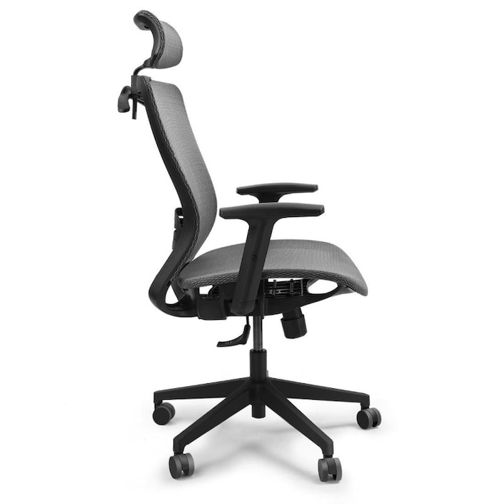 FLEXISPOT OC3B Ergonomic Executive Mesh Office Task Chair Swivel Height  Adjustable Seat Headrest Armrest Lumbar Support Caster Wheels For Computer