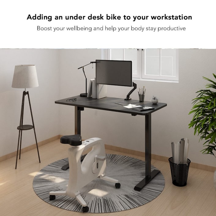 Favorite Combo: Standing Desk + Under Desk Bike