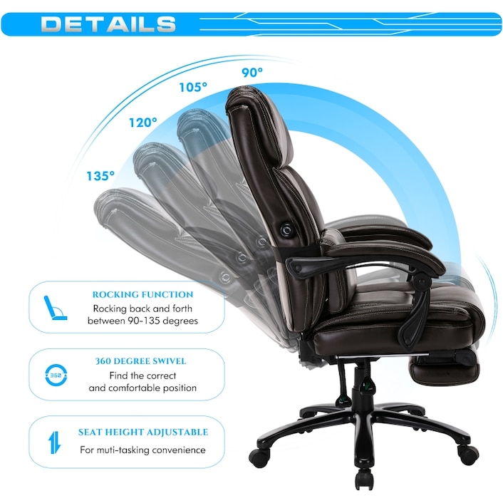Desk chair recliner hotsell combo