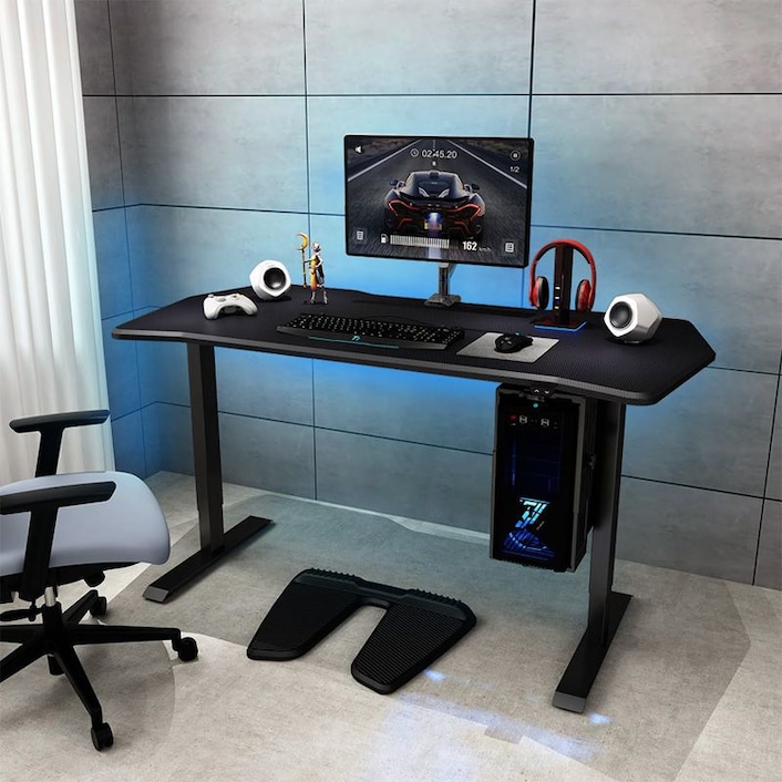Electric Height-Adjustable Gaming Desk - Wave Office
