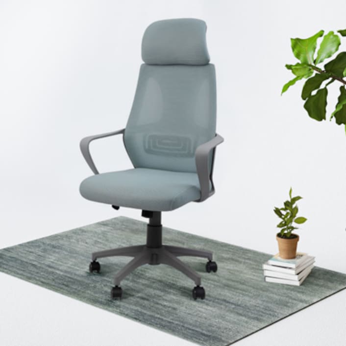 FlexiSpot Soutien Ergonomic Office Desk Chair Grey