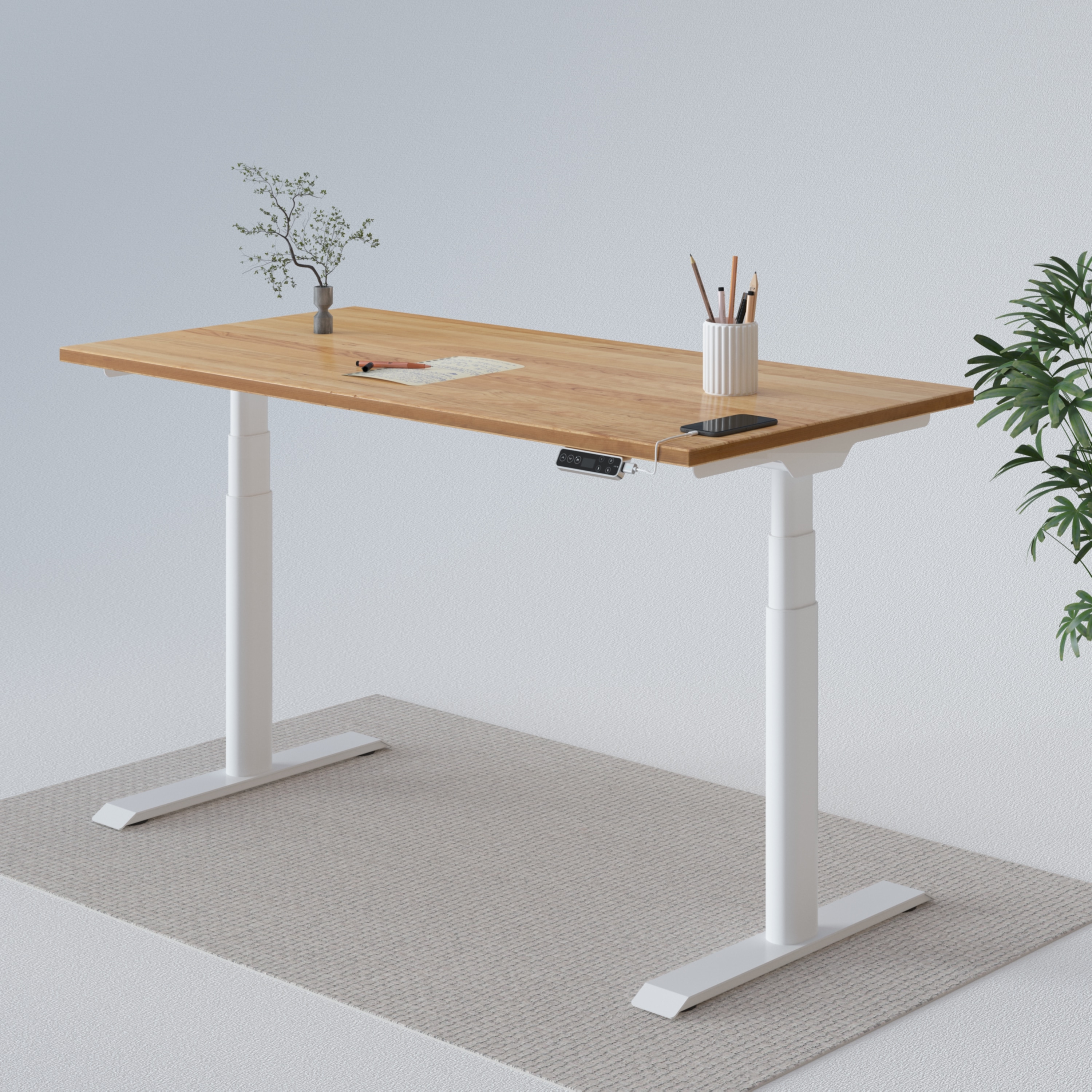 FLEXISPOT E8W bamboo 1206セット 天板60×120cm Product details | Flexispot
