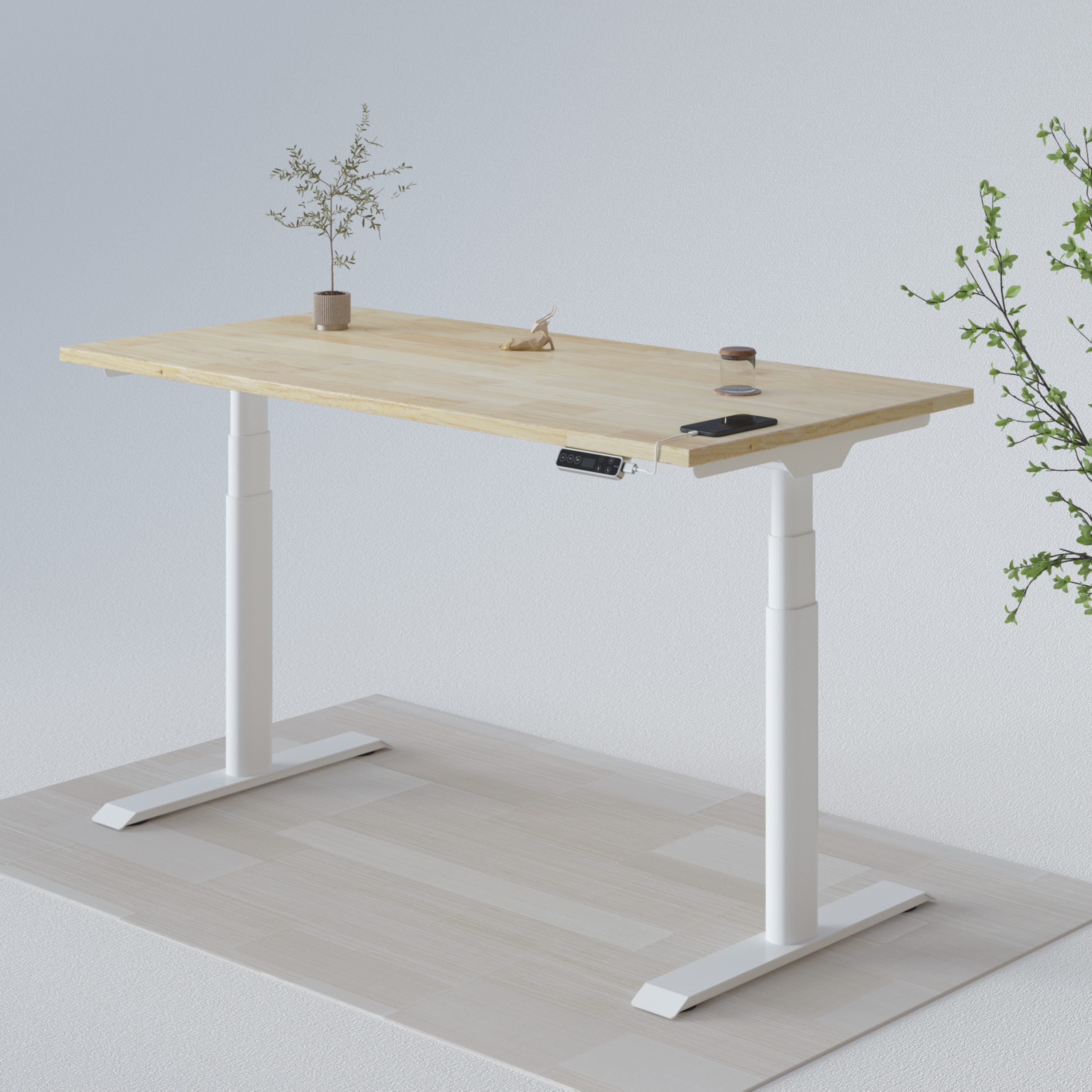 FLEXISPOT E8W bamboo 1206セット 天板60×120cm Product details | Flexispot