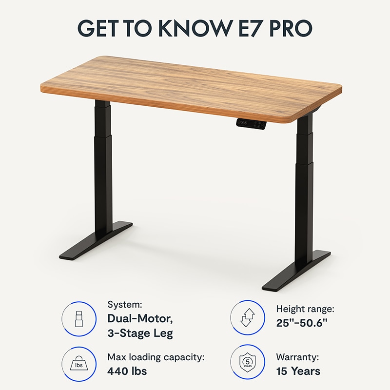 Premium Standing Desk E7 Pro | Flexispot