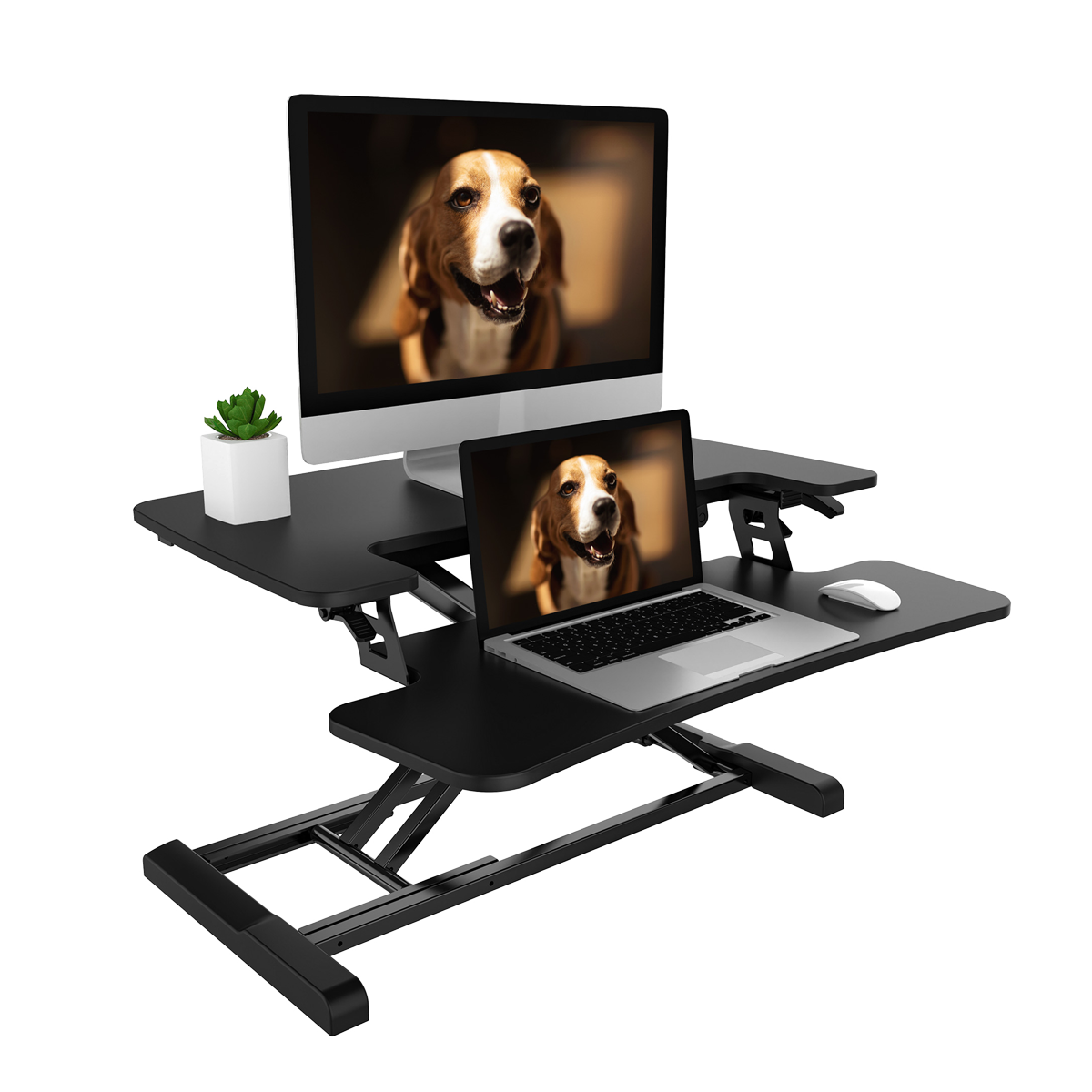 FlexiSpot M7B Standing Desk Converter - Thumbnail 2
