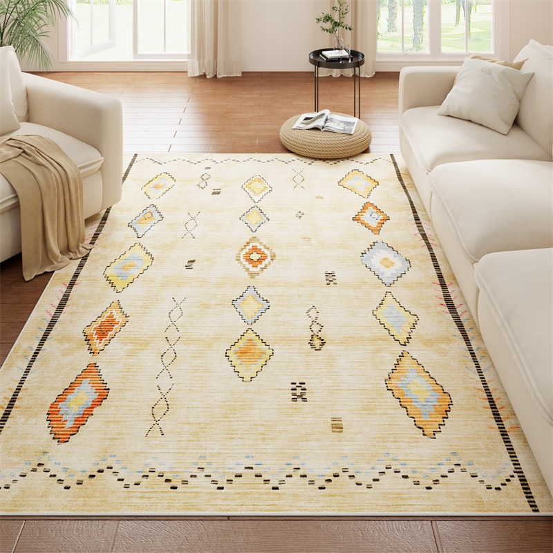 FlexiSpot Washable Rug – Patented Two-Piece System, Easy Assembly