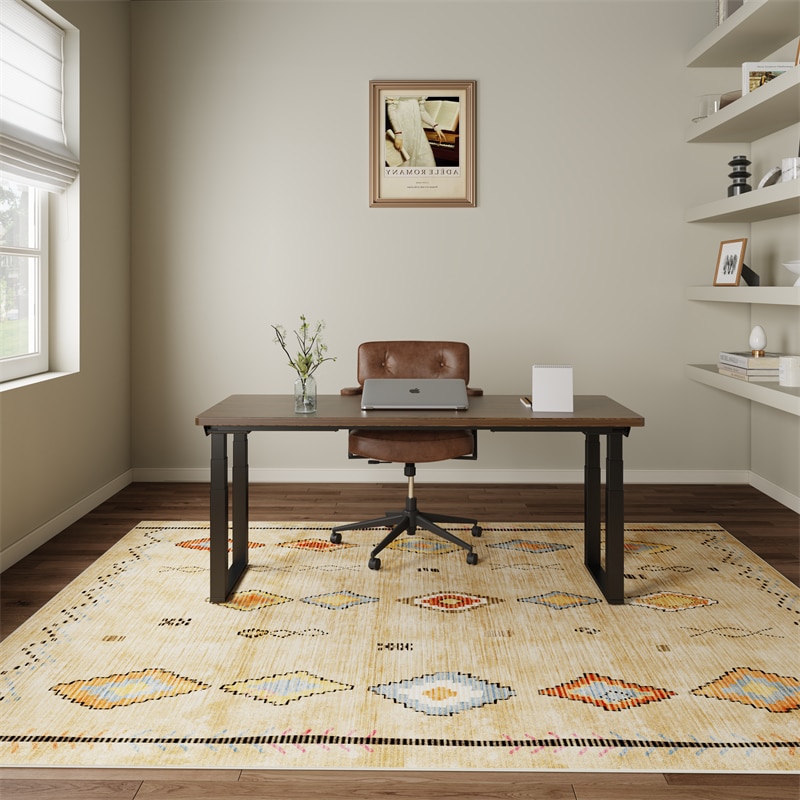 FlexiSpot Washable Rug – Patented Two-Piece System, Easy Assembly ...