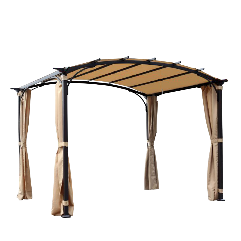 Arched-Pergola-w-Sun-Shade-