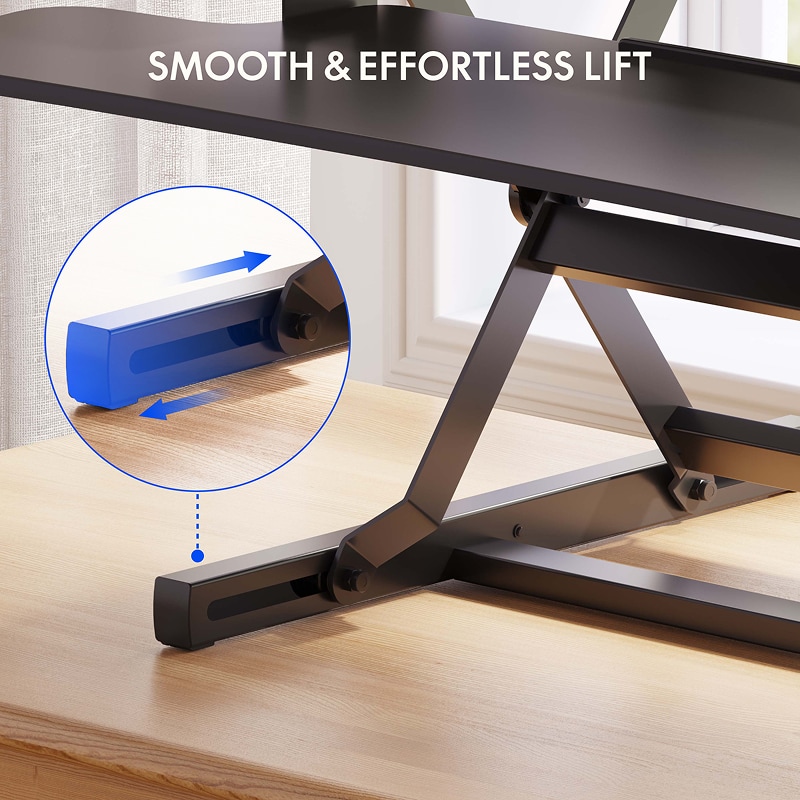Flexispot Height Adjustable Standing Desk Converter – 28 Inch Wide – FS-MT117S-DC