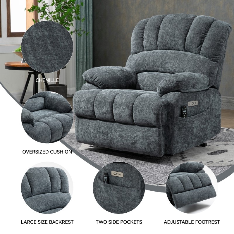 XDL52 Power Lift Recliner Chair With Heat And Massage | FlexiSpot US