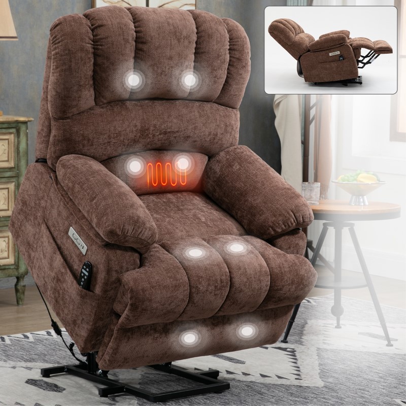 Comfortable Recliners Foter Heated Massage Recliner Chair XDL52