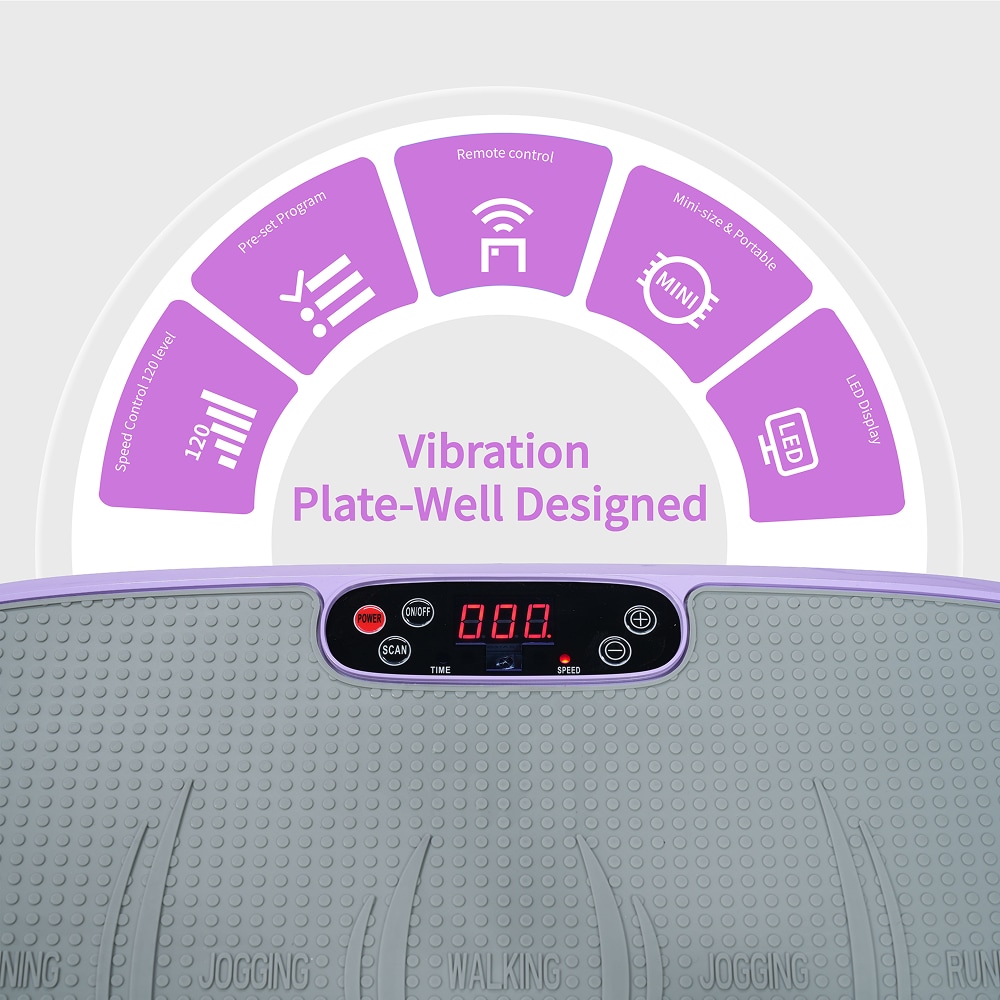 vibration plate massager Amazon.com : Vibration Plate Exercise Machine for Weight Loss and Lymphatic  Drainage main image 1