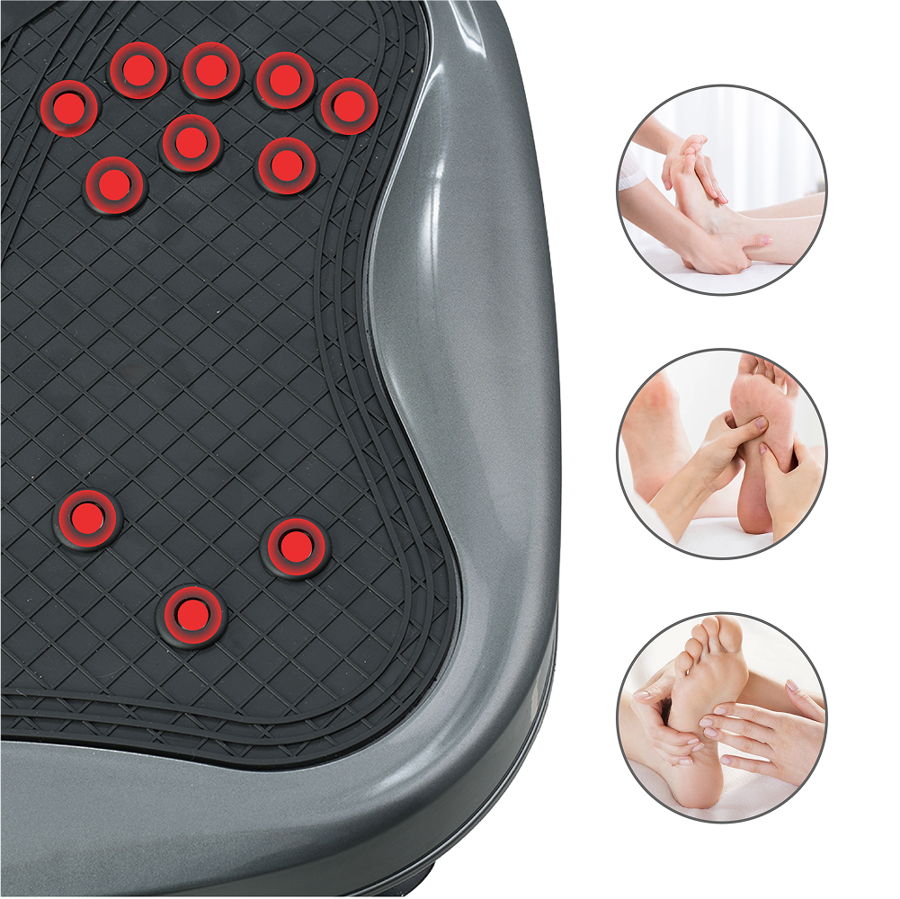 200W Vibration Plate with Handles | Compact & Low-Noise Models
