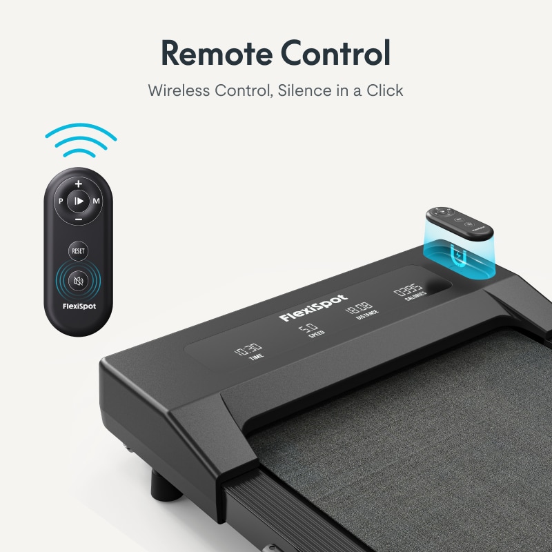 FlexiSpot 2-in-1 Walking Treadmill – 6 Modes, 264 lbs Capacity