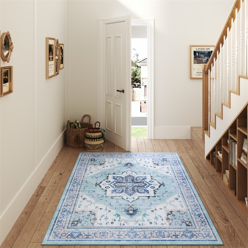 FlexiSpot 4x6 Washable Rug Area – Machine Washable, Easy Assembly, Fits ...