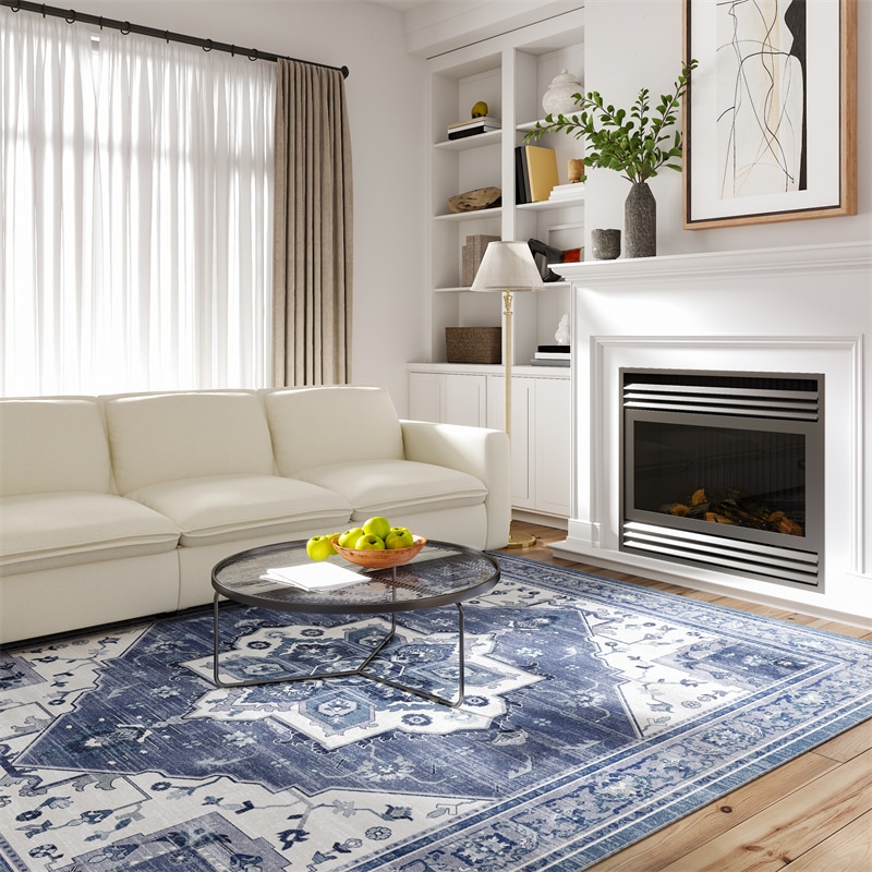 FlexiSpot Washable Area Rugs 8x10 - Machine Washable, Easy