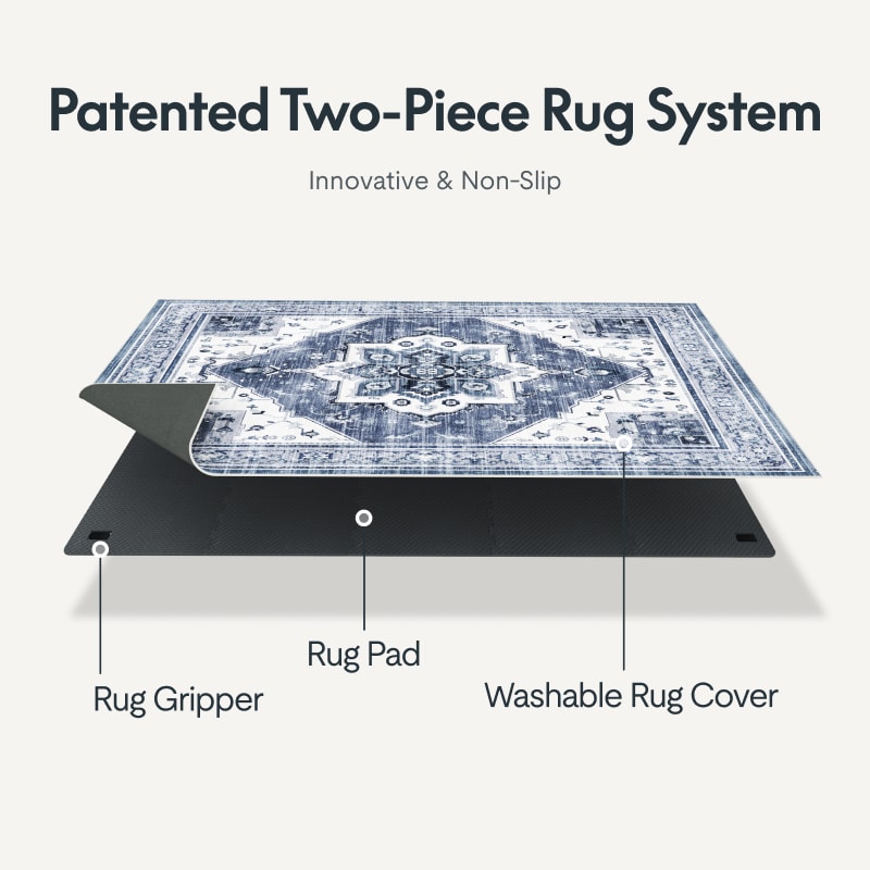 flexispot ジャンク 約60cm × 約120.2cm FlexiSpot Washable Rug – Machine Washable for All Sizes, Patented
