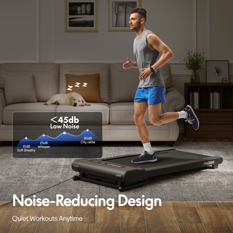 FlexiSpot WPM03 Treadmill - 9-Level Incline, 275 lbs Capacity