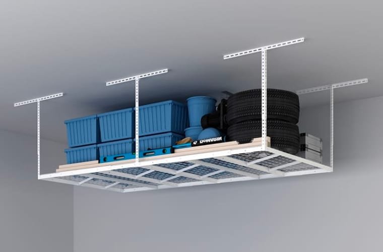 GARAGE ORGANIZING by KEEP SPACE OVERHEAD STORAGE 