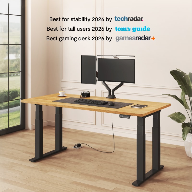 E7 Plus Four Leg Standing Desk | Flexispot