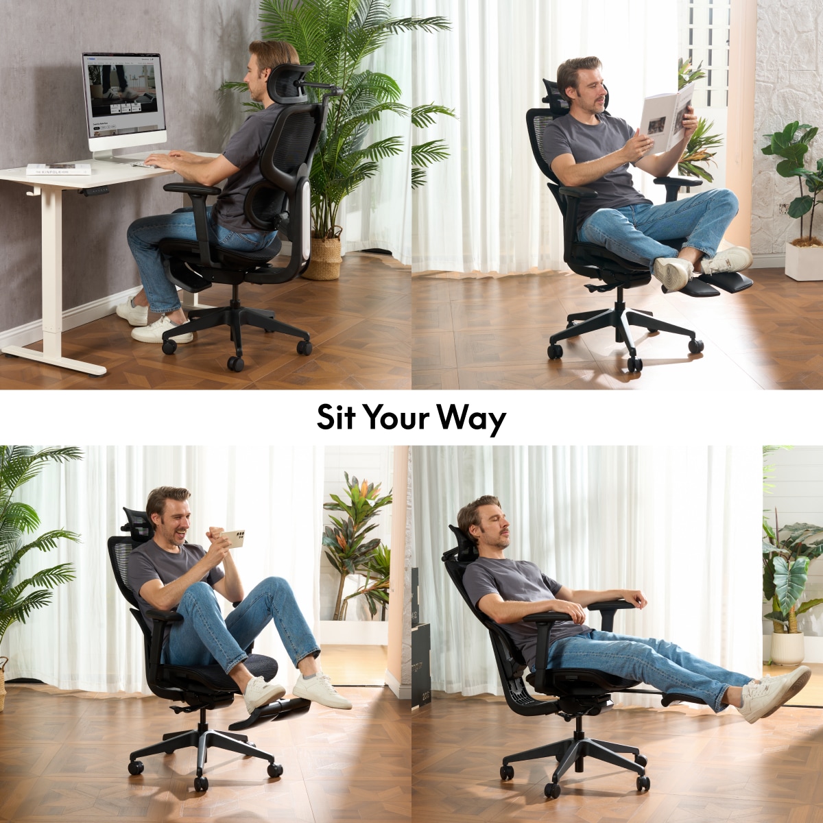 Ergonomic Office Chair | FlexiChair C7 for Improved Posture and