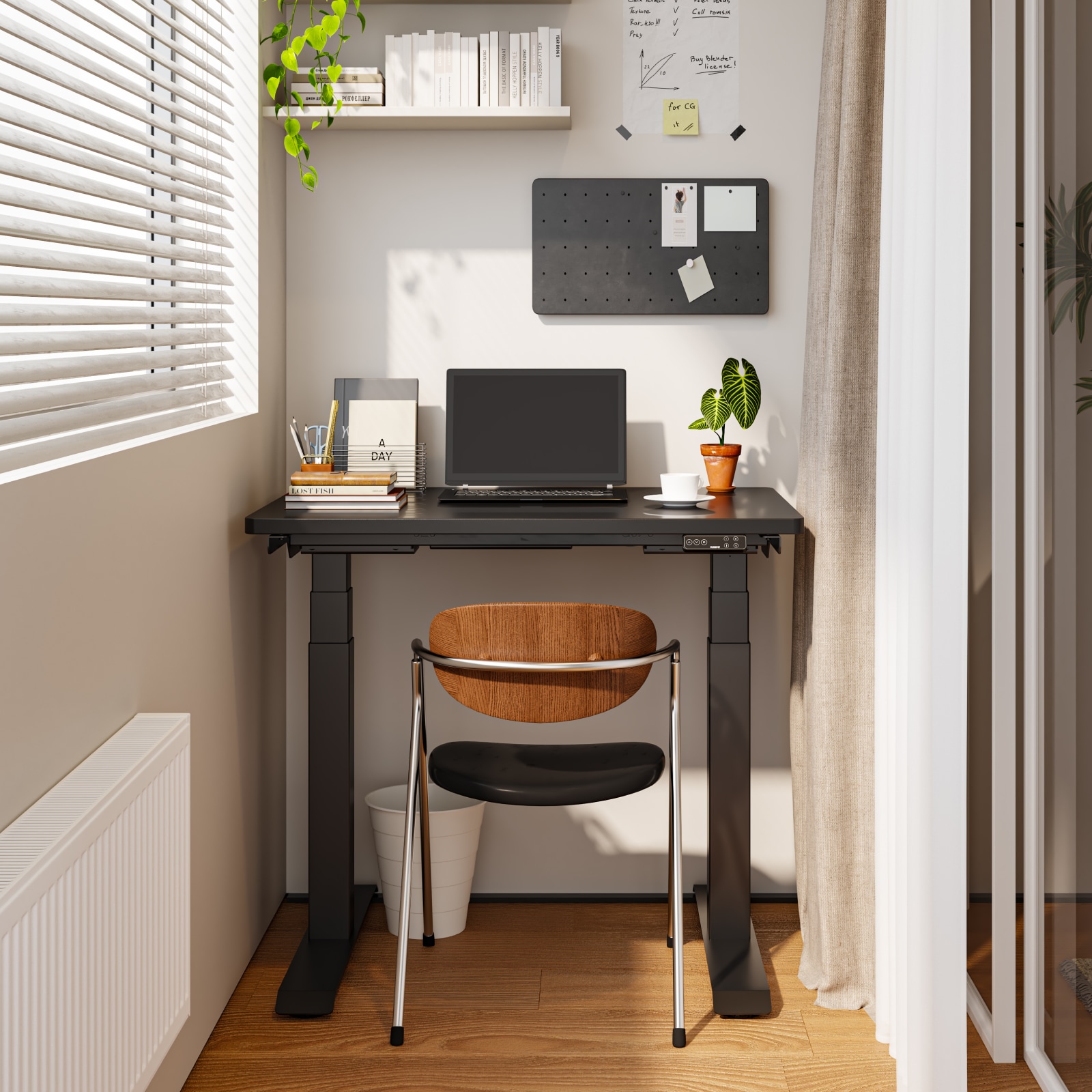 Small Standing Desk | E7 Mini Sit Stand Desk for Office | Flexispot