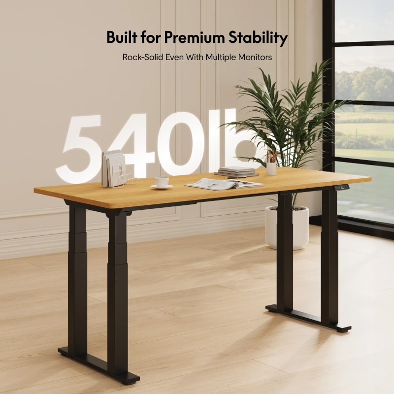 E7 Plus Four Leg Standing Desk | Flexispot