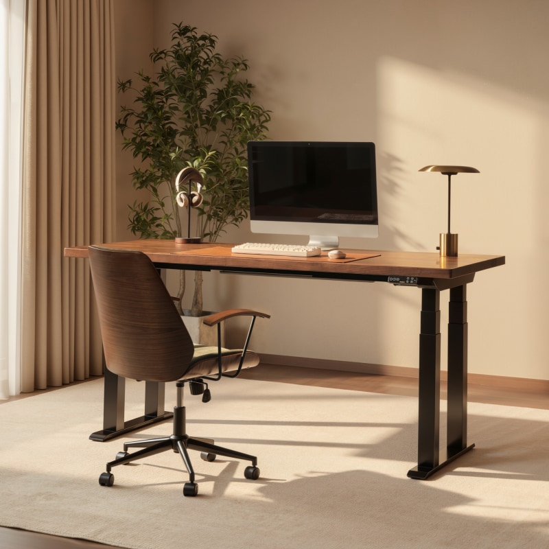 Premium 4-Leg Standing Desk E7 Plus Max|FlexiSpot Height