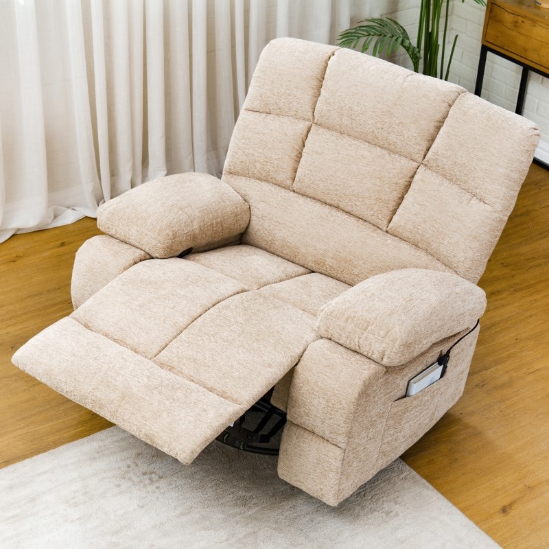 XRC5 Oversized Manual Swivel Rocker Recliner Modern Recliners