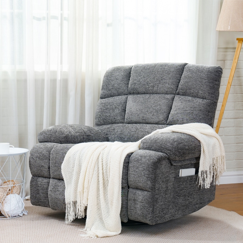 XRC5 Oversized Manual Swivel Rocker Recliner - Modern Recliners