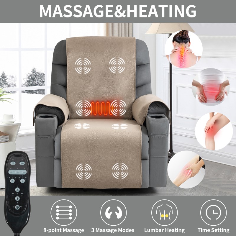 XDL51 Power Lift Recliner Chair With Heat And Massage | FlexiSpot US
