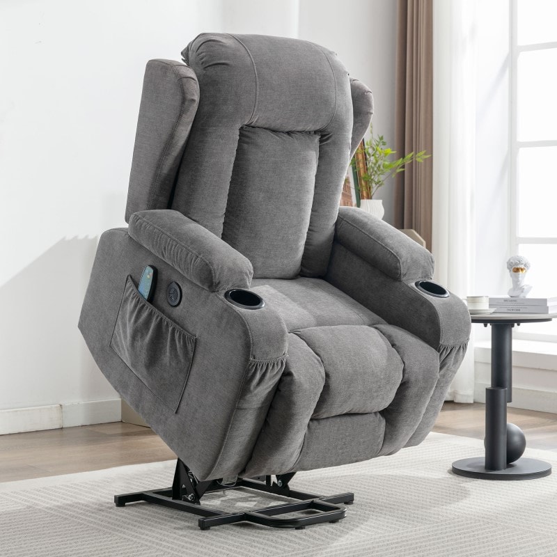 XDL3 Power Lift Recliner Chair With Heat And Massage And Cup