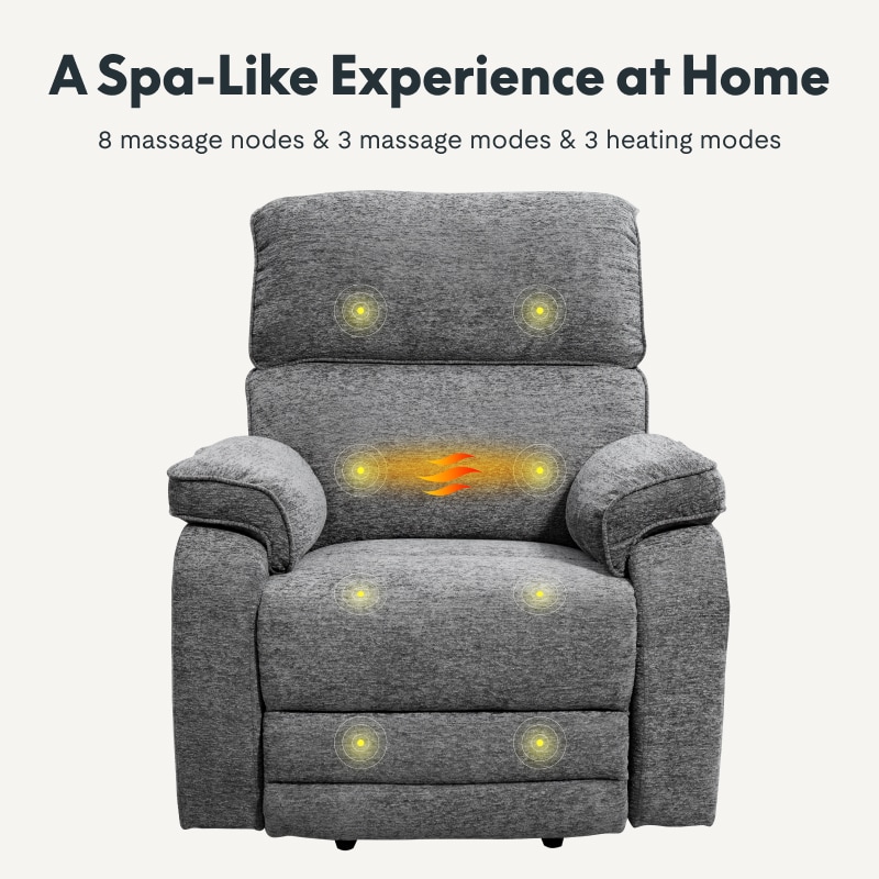 XL4 Power Lift Recliner Chair With Heat And Massage | FlexiSpot US