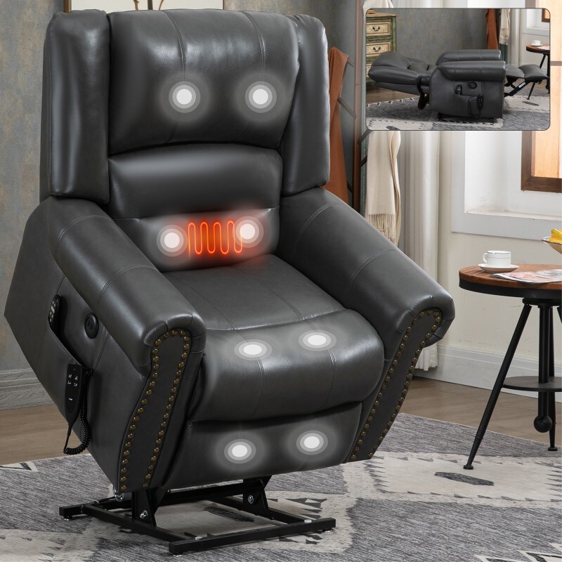 XDL81 Power Lift Recliner Chair With Heat And Massage | FlexiSpot US