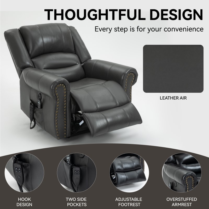 XDL81 Power Lift Recliner Chair With Heat And Massage | FlexiSpot US
