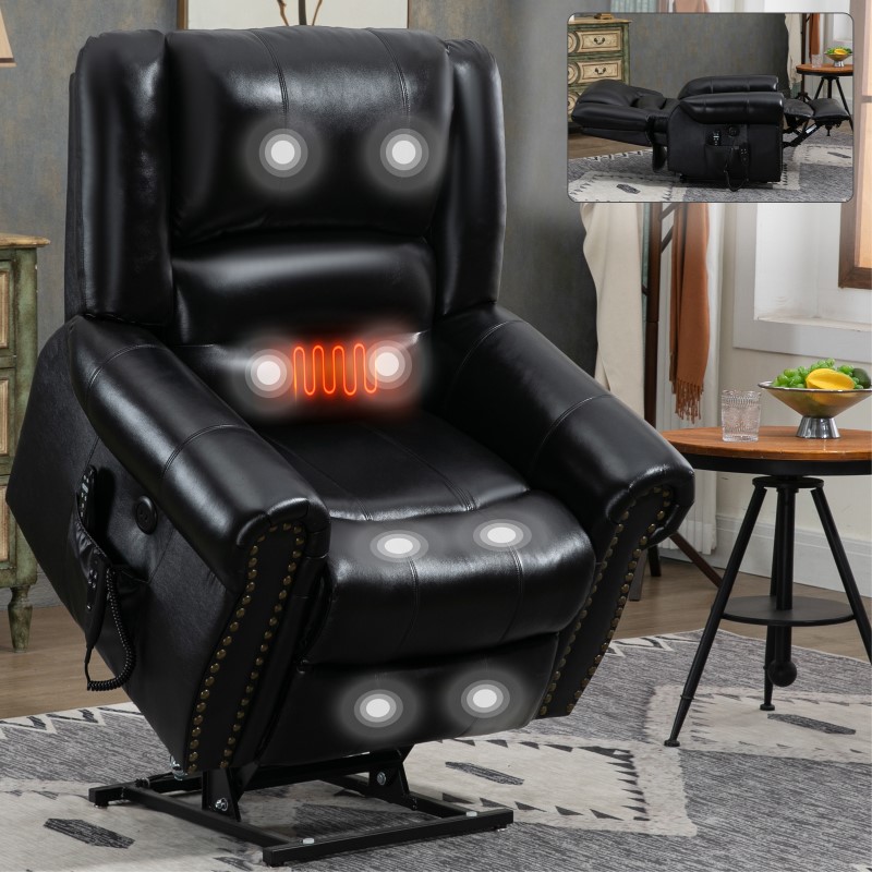XDL81 Power Lift Recliner Chair With Heat And Massage | FlexiSpot US