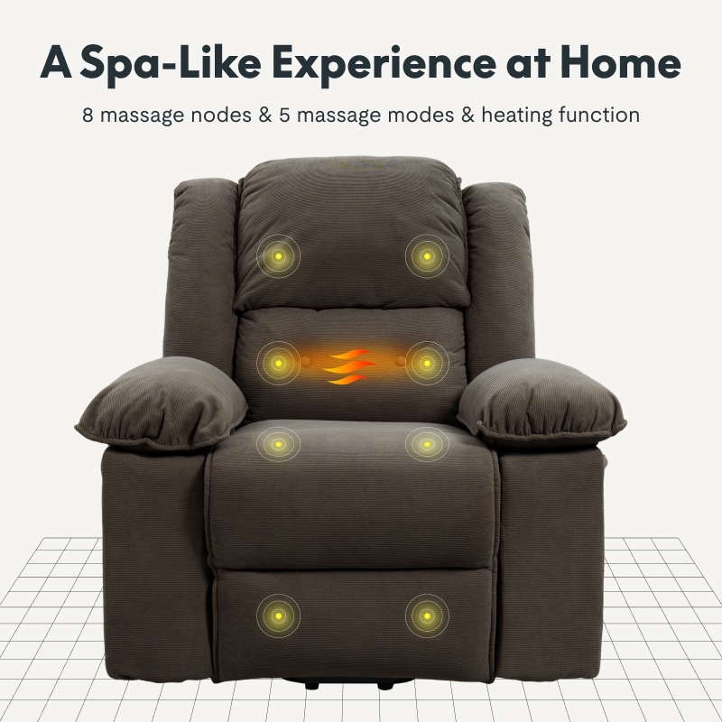 XL2 Power Lift Recliner Chair With Heat And Massage | FlexiSpot US