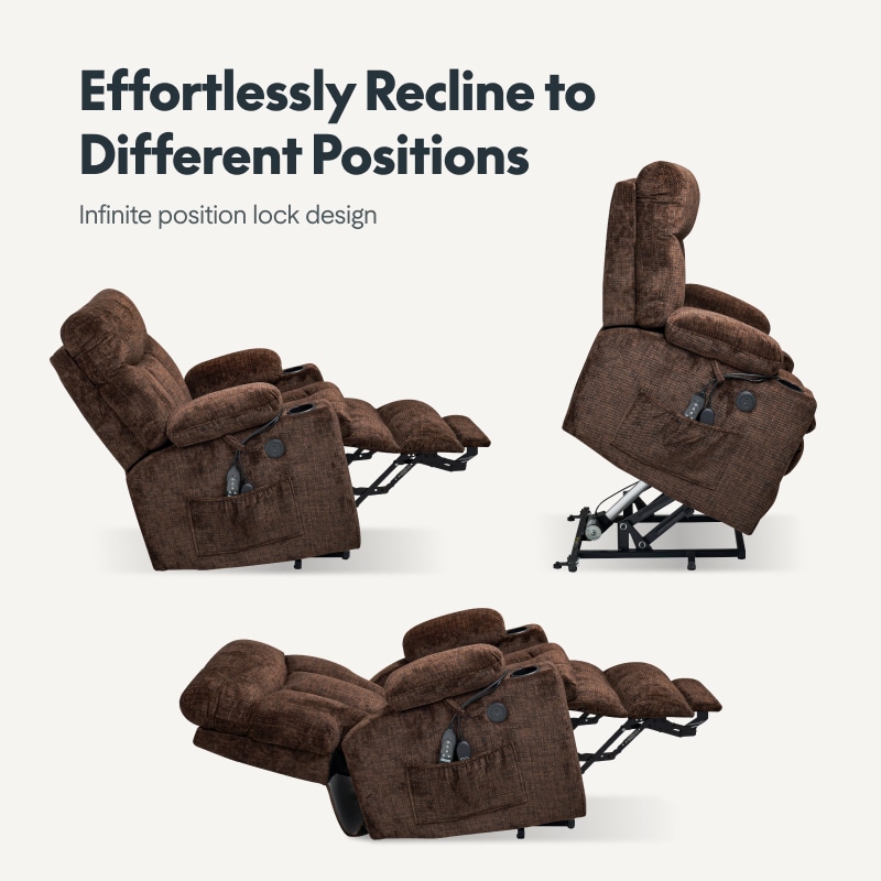 XL6-Pro Oversized Power Lift Recliner Chair With Heat And Massage