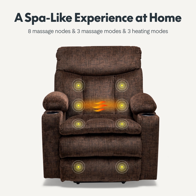 XL6-Pro Oversized Power Lift Recliner Chair With Heat And Massage