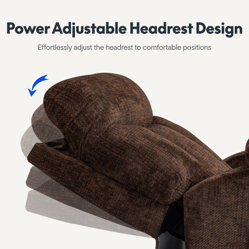 XL6-Pro Oversized Power Lift Recliner Chair With Heat And Massage