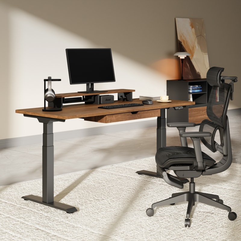 FlexiSpot All-in-One Standing Desk & Cabinet System | Home Office