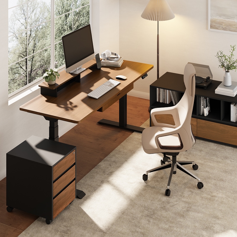FlexiSpot All-in-One Standing Desk & Cabinet System | Home Office