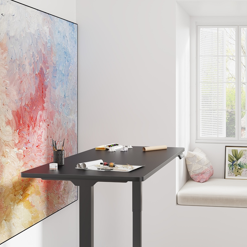 FLEXISPOT EHD5 Retro Electric Standing Desk With Adjustable Height - View #6