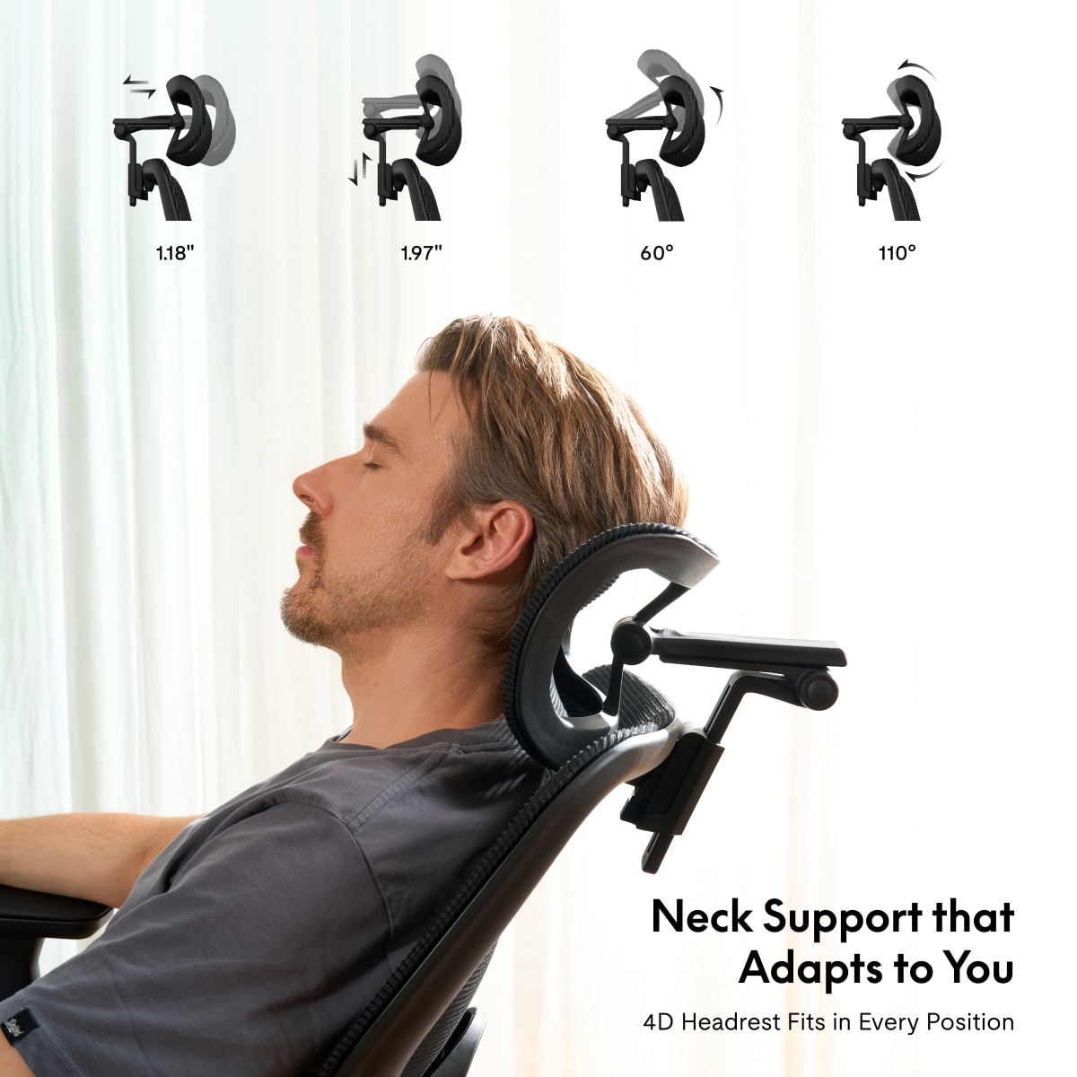 Ergonomic Office Chair FlexiChair C7 for Improved Posture and